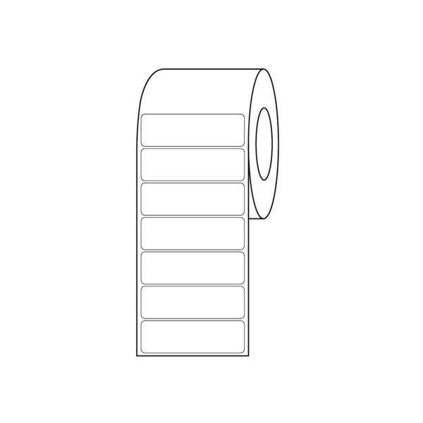 Nevs Addressograph Labels - Flexible Removable 15/16" x 3" ADPR-1 - main